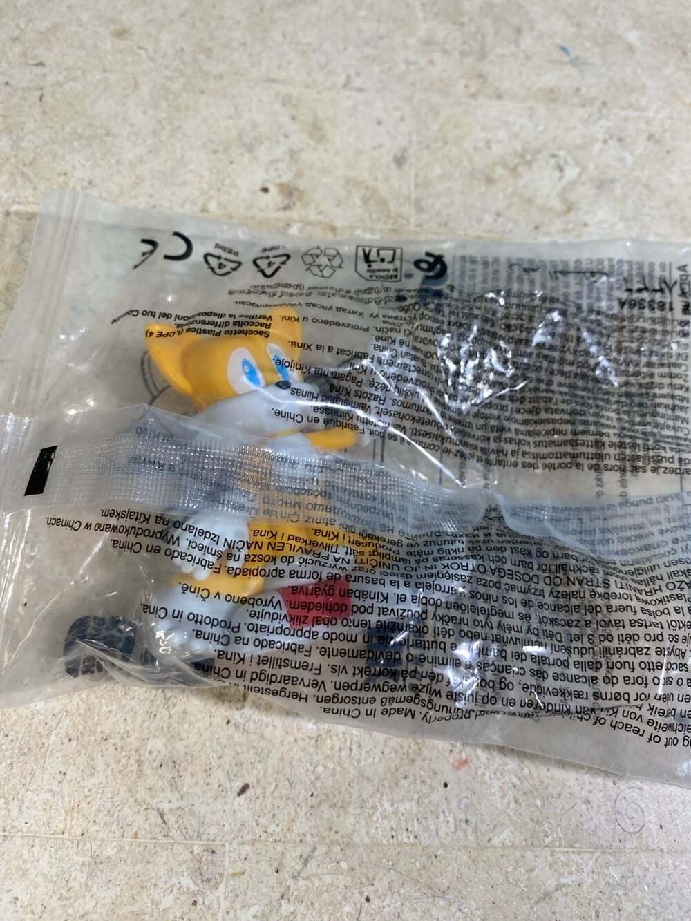 Burger King Sonic the Hedgehog Tails Toy Figure Sealed
